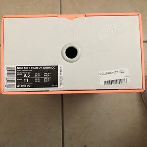 Nike fear of god moccasin